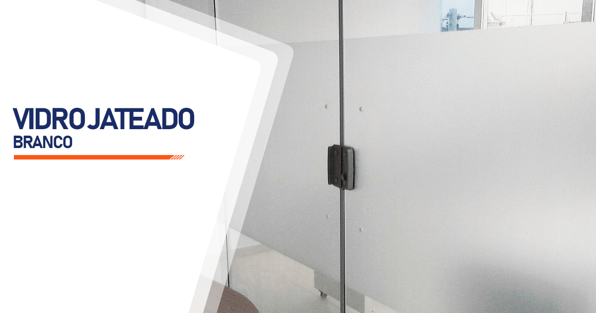 Vidro Jateado Branco Brasília Águas Claras